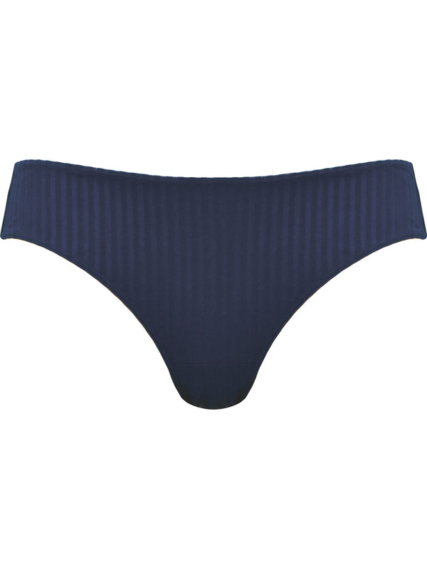 Naturana Streifen Slip - Navy