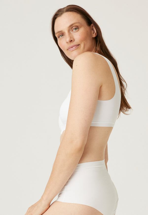 Naturana Vorderverschluss-BH - Weiss