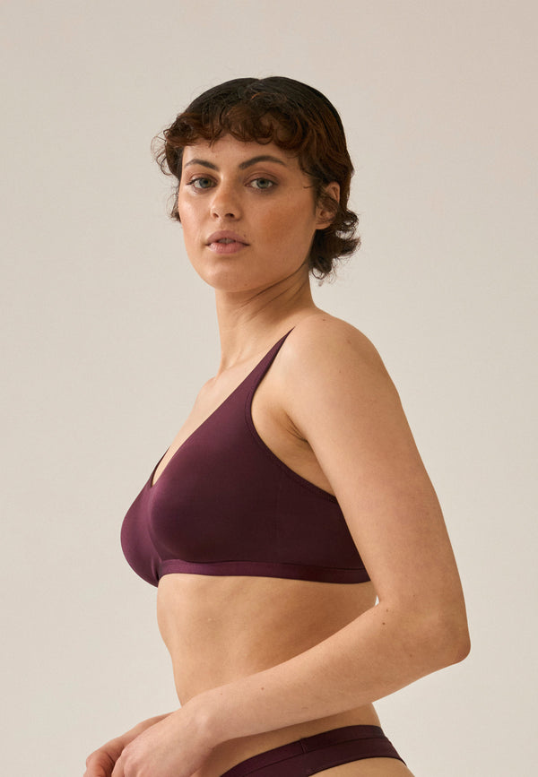 Naturana Vorgeformter BH Ohne Bügel - Wine Tasting