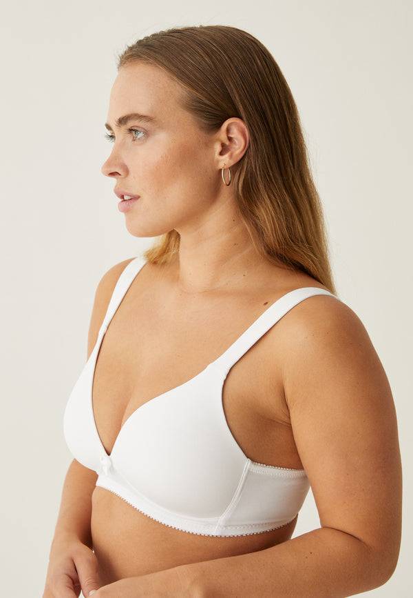 Naturana Soft-BH Mit Schale Und Entlastungsträgern - Weiss