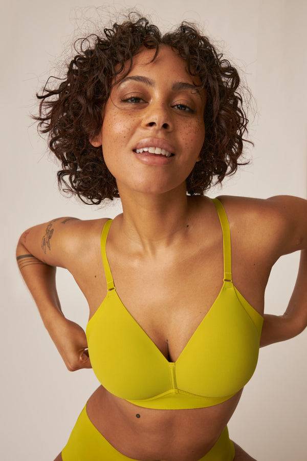 Naturana Soft-BH Mit Side Smoother Effekt - Golden Olive