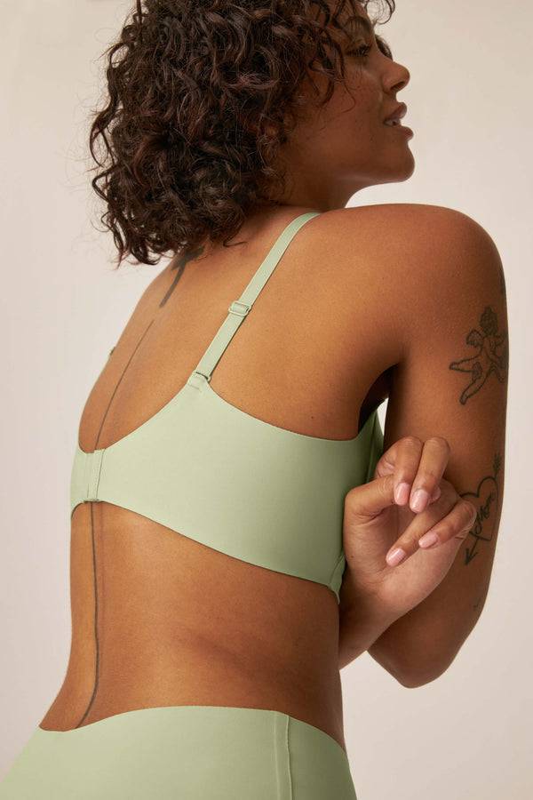 Naturana Soft-BH Mit Side Smoother Effekt - Pale Greenshield