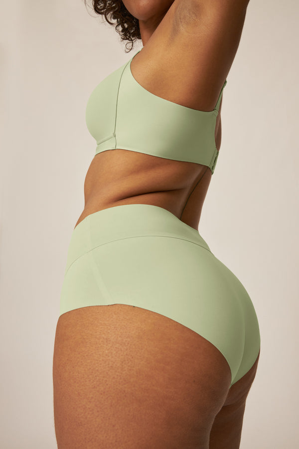 Naturana Soft-BH Mit Side Smoother Effekt - Pale Greenshield