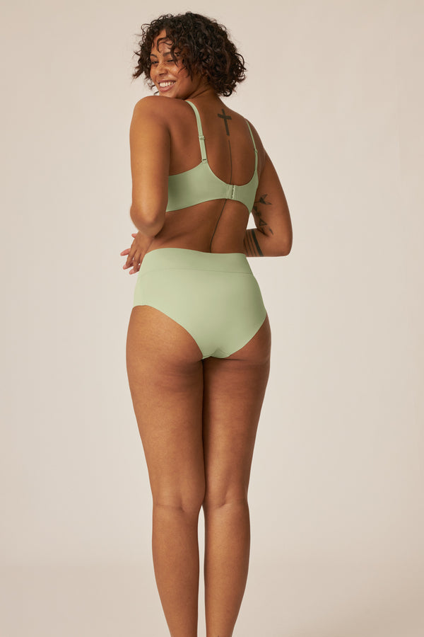 Naturana Soft-BH Mit Side Smoother Effekt - Pale Greenshield