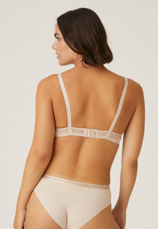 Naturana Spacer Bügel-BH Mit Mesh Details - Light Beige