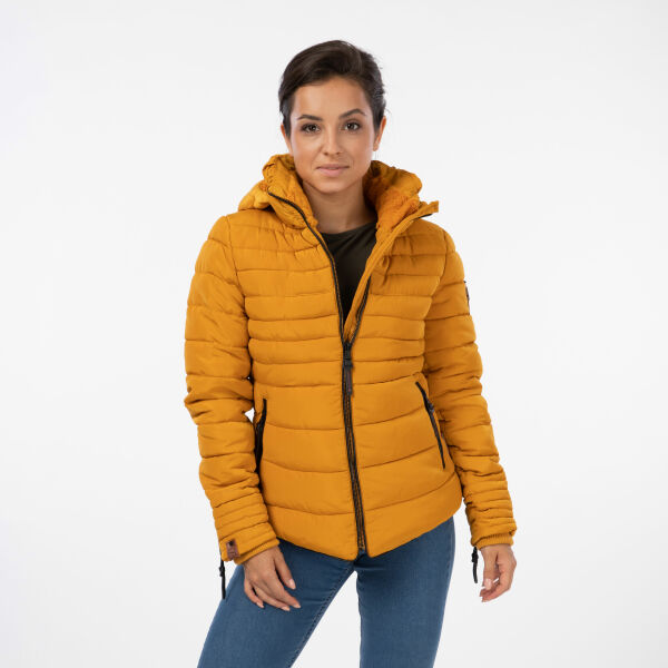 Navahoo Amber Damen Winter Steppjacke Mit Teddyfell