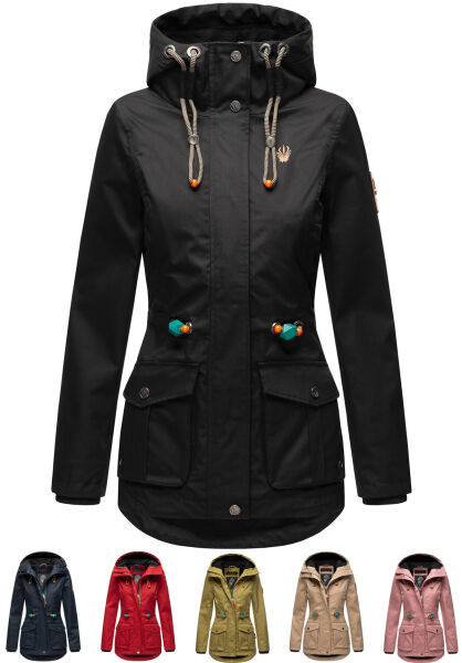 Navahoo Damen Outdoor wasserabweisende Übergangsjacke