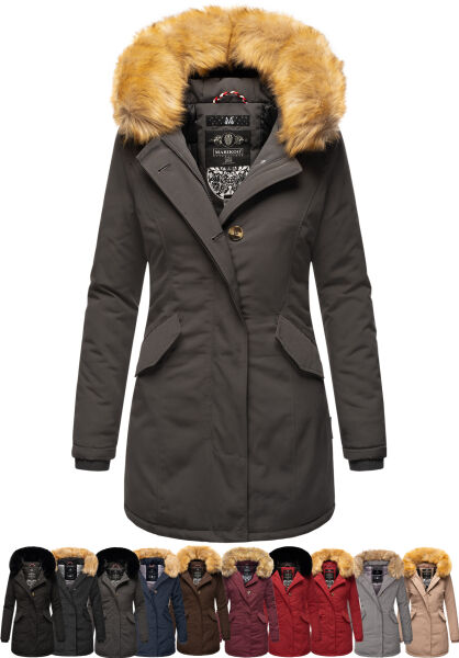 Navahoo Karmaa Damen Parka Winterjacke Warm Gefüttert
