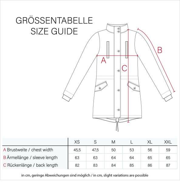 Navahoo Leilaniaa Damen Mantel Trenchcoat Wintermantel Mit Kapuze