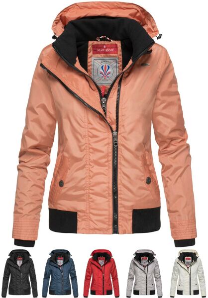 Navahoo Luyuu Damen Herbstjacke Frühjahrsjacke mit Kapuze