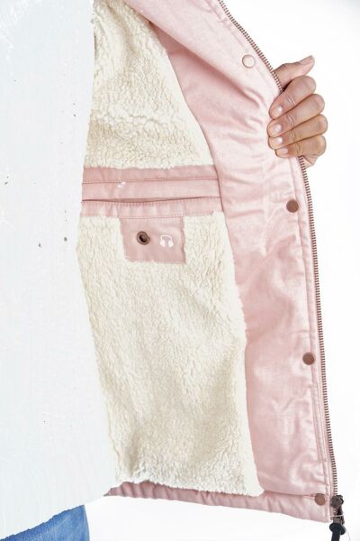 Navahoo Manolya Damen Parka Winterjacke Mit Teddyfell