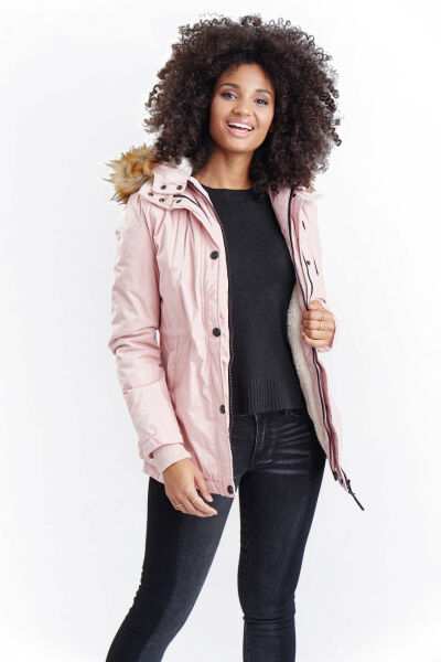 Navahoo Akira Warme Damen Winterjacke Mit Kapuze