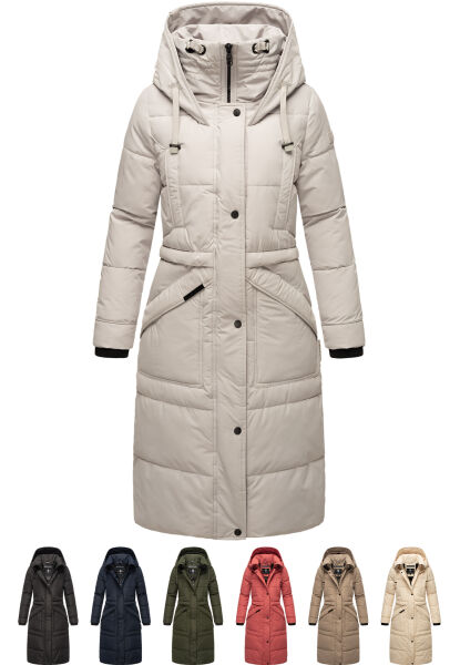 Navahoo Ayumii Damen lange Winter Steppjacke