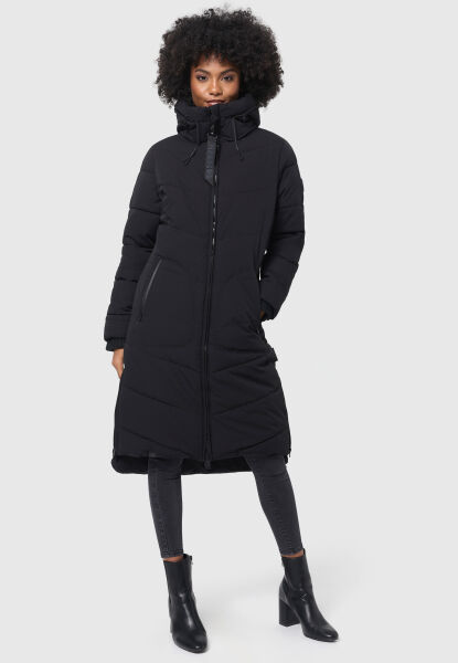 Navahoo Benikoo Damen Lange Winterjacke