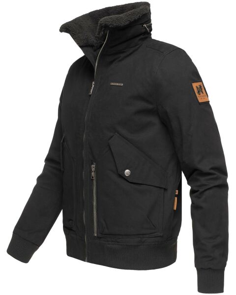 Navahoo Navahoo Herren Piloten Jacke Mit Stehkragen