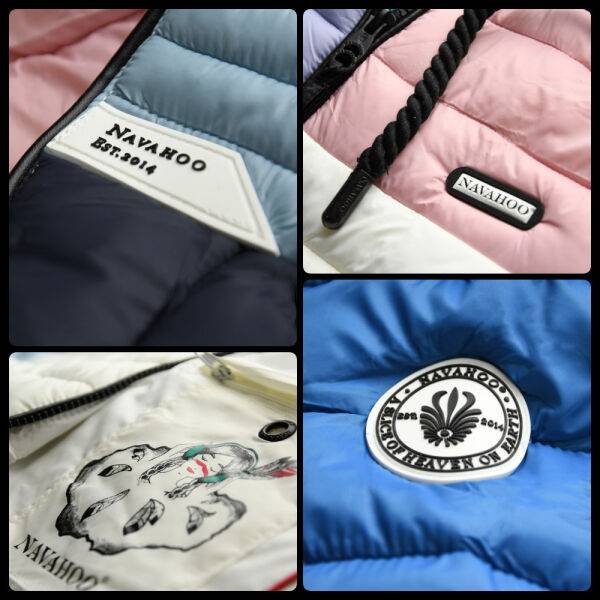 Navahoo Navahoo Lulana Multikulti Damen Steppjacke Colour Blocking Design