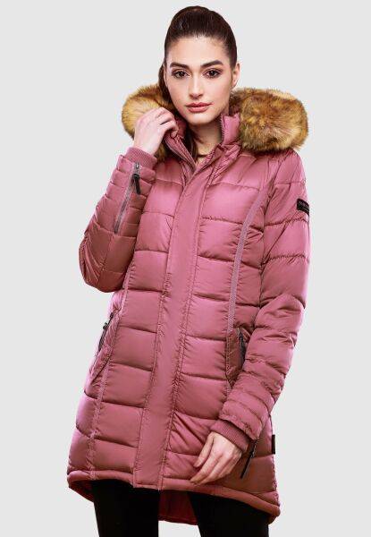 Navahoo Navahoo Papaya Damen Gesteppte Winterjacke