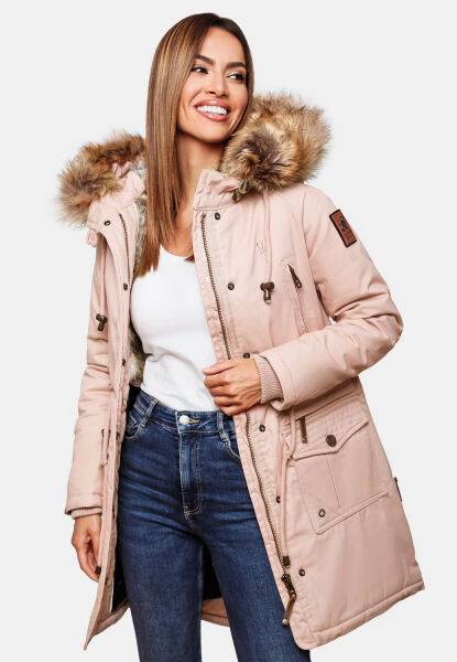 Navahoo Navahoo Rosinchen Damen Winterjacke Mit Kapuze