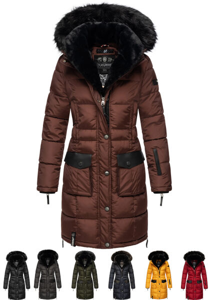 Navahoo Navahoo Sinja Damen Winter Parka Jacke mit Kapuze