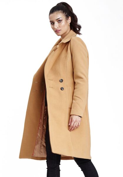 Navahoo Navahoo Wooly Damen Trenchcoat Winter Mantel
