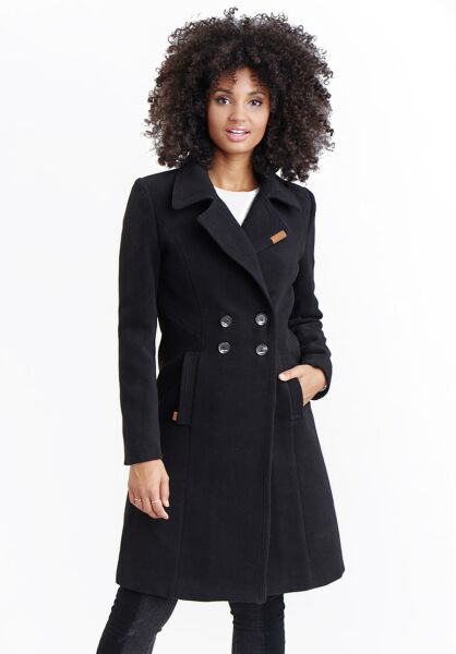 Navahoo Navahoo Wooly Damen Trenchcoat Winter Mantel