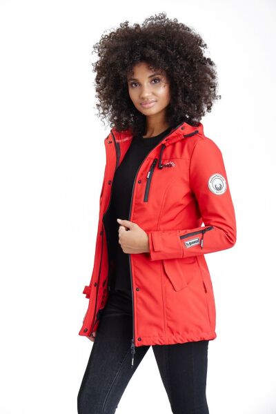 Navahoo Zimtzicke Damen Lange Softshell Jacke