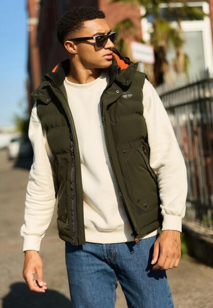 Navahoo Stone Harbour Egoor Herren Winter Steppweste