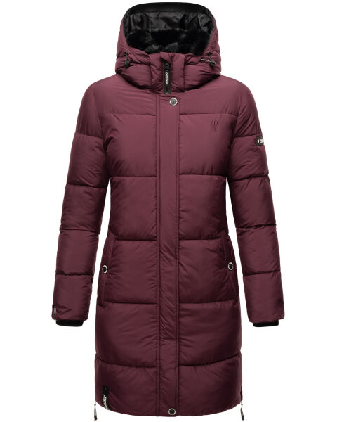 Navahoo Streliziaa Damen Lange Winter Steppjacke Fellkragen