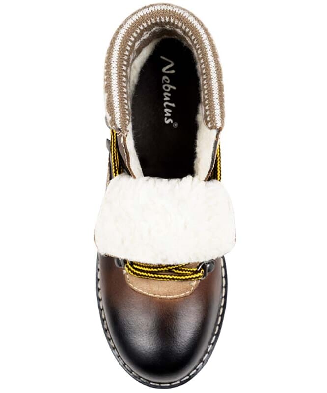 Nebulus Leder Winterstiefel FURGIE Damen Mit Merinowolle