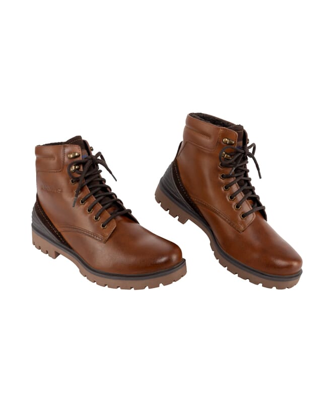 Nebulus Leder Winterstiefel NORDAS Herren Mit Merinowolle