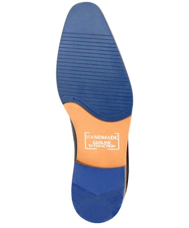 Nebulus 19V69 Lederschuhe BLUES Herren