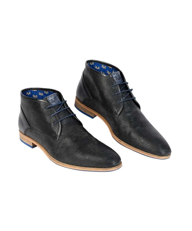 Nebulus 19V69 Lederschuhe BLUES Herren