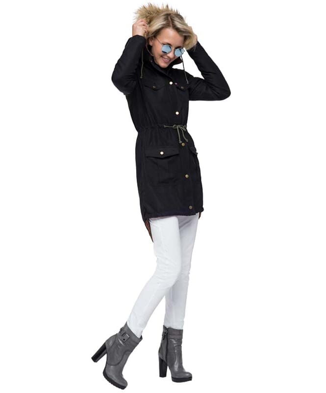 Nebulus Damenparka mit Teddyfell MILANO Damen