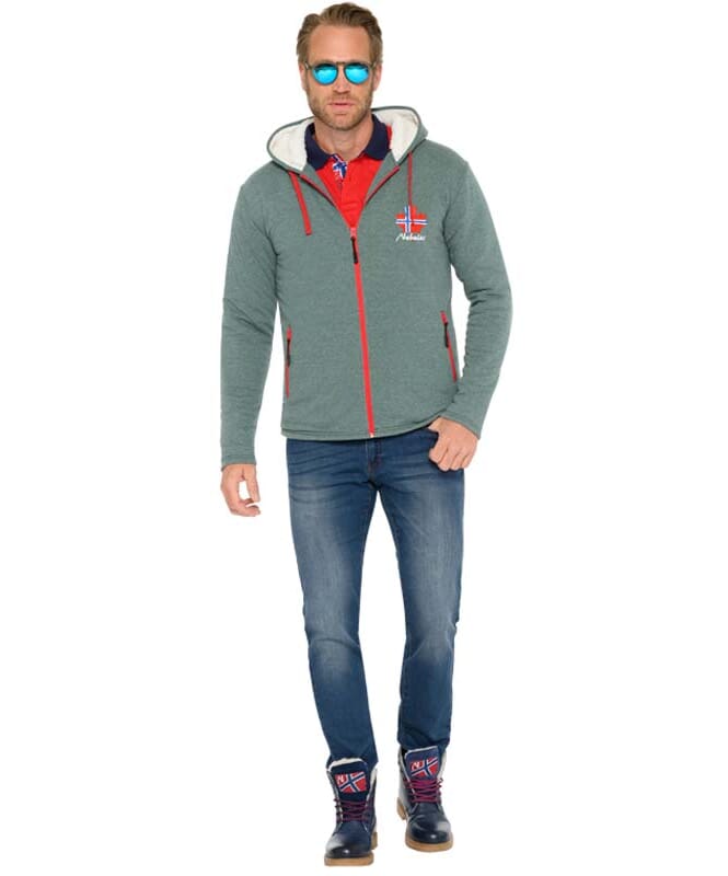 Nebulus Fleecejacke Mit Teddyfell BRITANNIA Herren