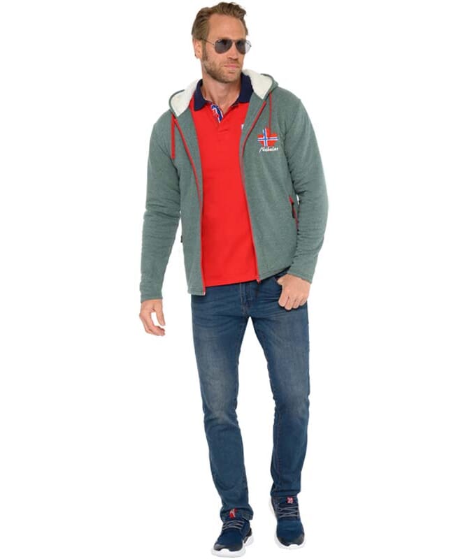 Nebulus Fleecejacke Mit Teddyfell BRITANNIA Herren