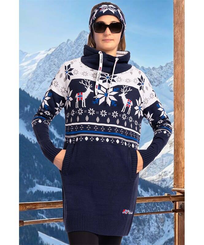 Nebulus Norweger Strickkleid FINALY Damen