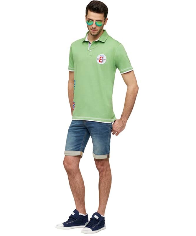 Nebulus Polo-Shirt ORANGE Herren