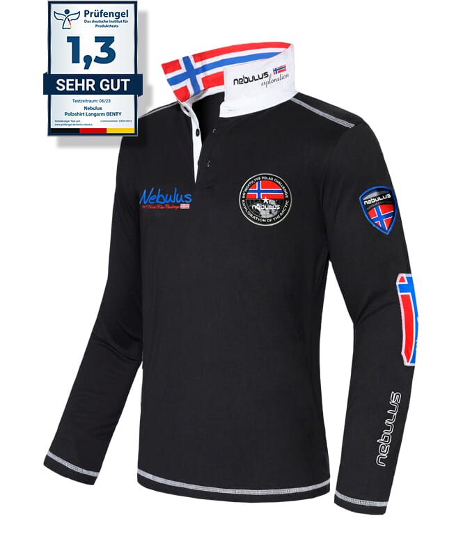 Nebulus Poloshirt Langarm BENTY Herren