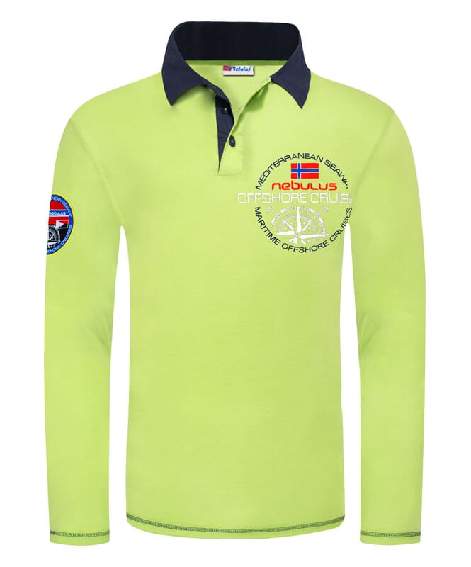 Nebulus Poloshirt langarm BILLER Herren