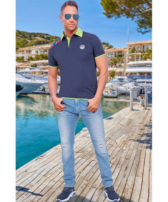 Nebulus Poloshirt NEBFLAG Herren