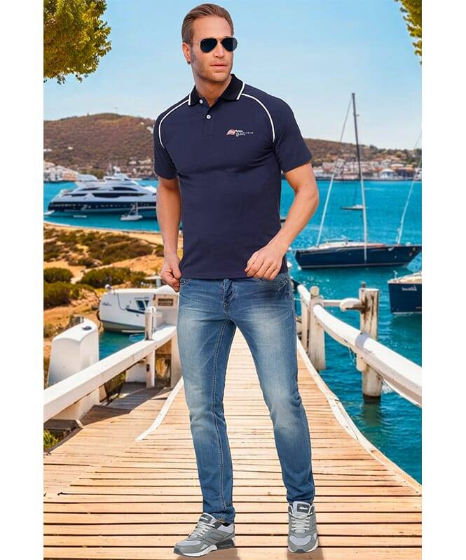 Nebulus Poloshirt OCEANS Herren