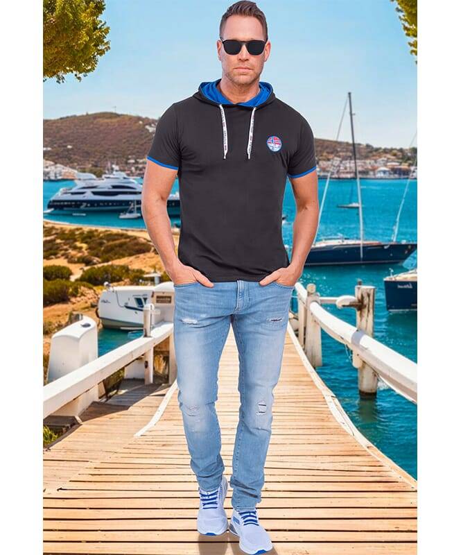 Nebulus T-Shirt Hoody TRACK Herren