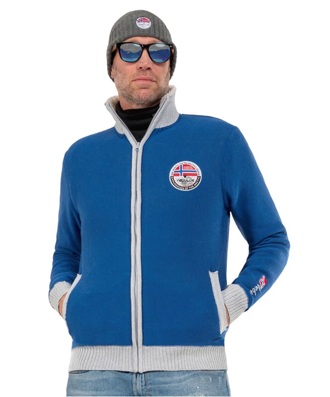 Nebulus Norweger Strickjacke Mit Teddyfell STORY Herren