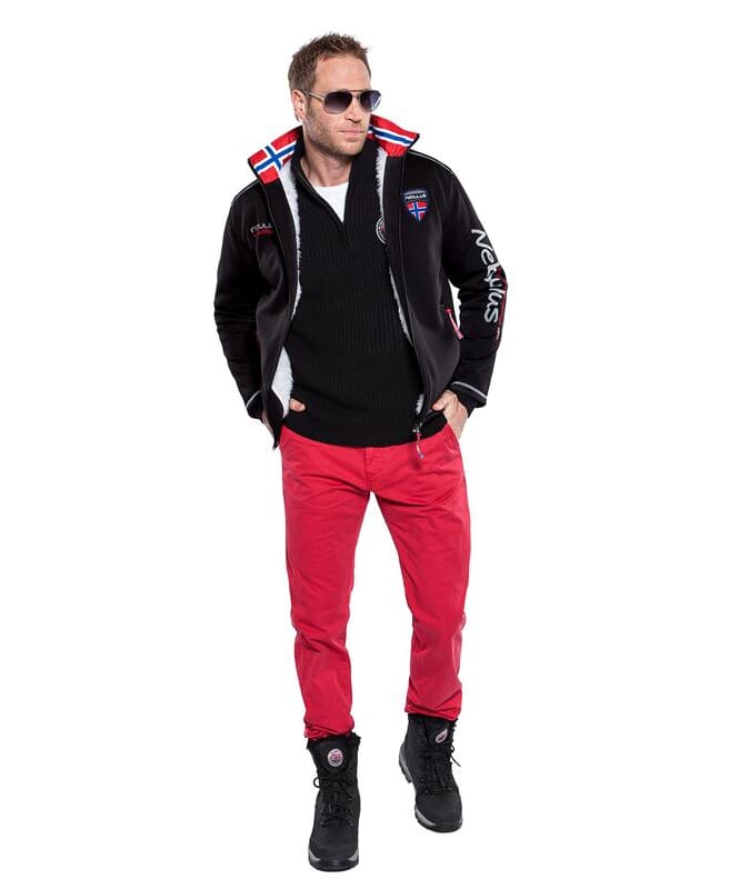 Nebulus Winter-Softshelljacke Teddyfell STYLER FUR Herren