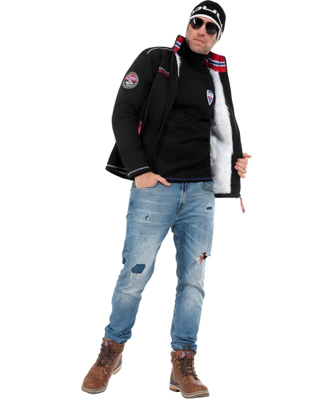 Nebulus Winter-Softshelljacke Teddyfell STYLER FUR Herren
