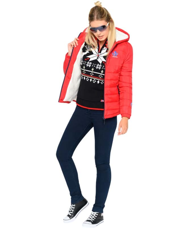 Nebulus Winterjacke Mit Teddyfell GLOWFUR B-Ware Damen