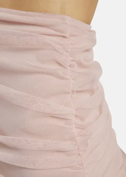 Nicowa Asymmetrical Mini Dress In Mesh - AWITO In Rosaarticle Number NC9A1401424E-137