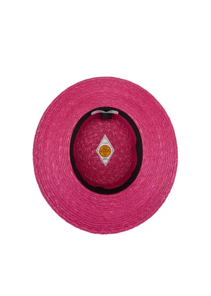 Nicowa Boater Straw Hat With Band - MONTAPINO In Pinkarticle Number NC8A11601094E-139