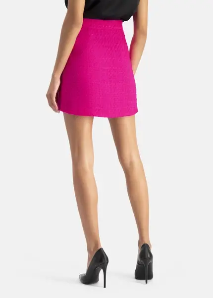 Nicowa Bouclé Mini Skirt- MIORO In PINKarticle Number NC7A32013044E-139