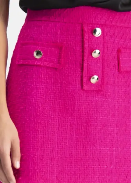 Nicowa Bouclé Mini Skirt- MIORO In PINKarticle Number NC7A32013044E-139